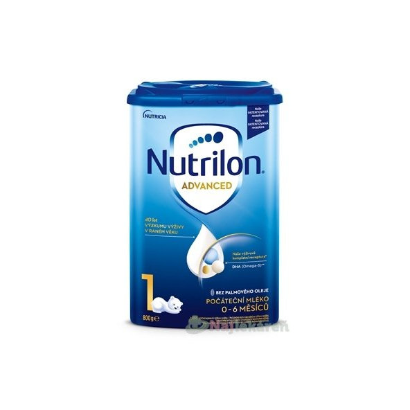 Nutrilon Advanced 1 počáteční kojenecké mléko 0–6 m 6×800 g