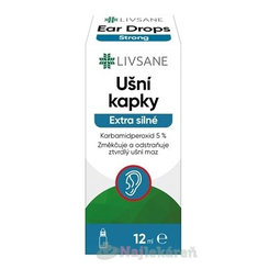 LIVSANE ušní kapky Extra Silné s karbamidperoxidem 12 ml