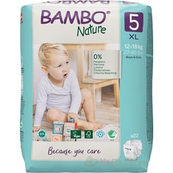 Bambo detské pleny prodyšné 5 (12-18 kg) 22 ks