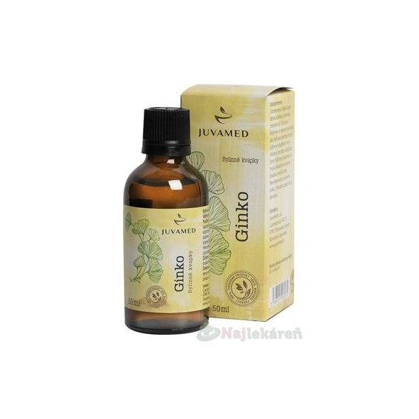Juvamed Ginkgo biloba bylinné kapky 50 ml