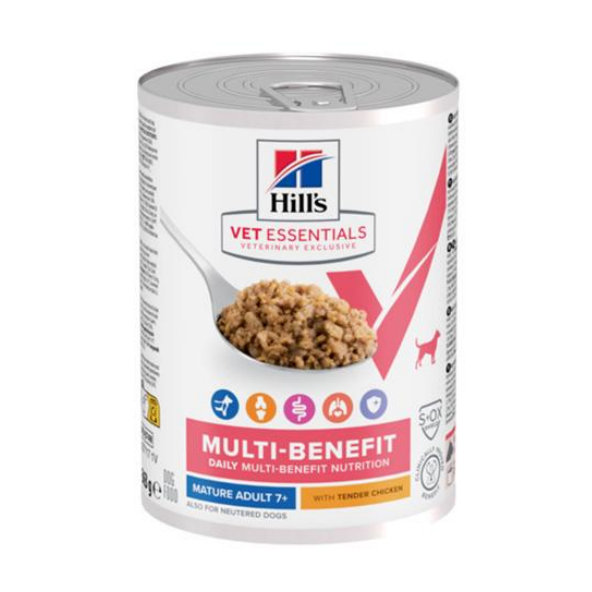Hill's VE Canine Multi Benefit Senior Health Chicken konzerva 363 g