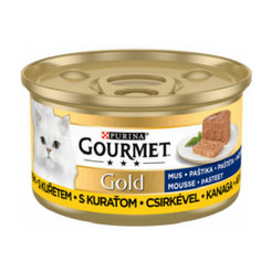 Gourmet Gold paštika pro kočky kuřecí 12x85 g