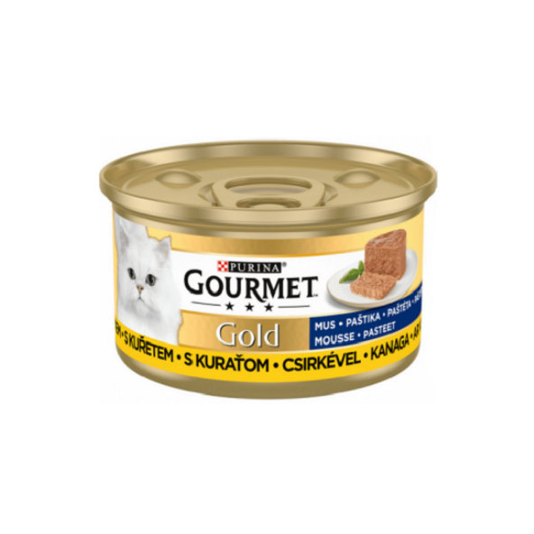 Gourmet Gold paštika pro kočky kuřecí 12x85 g
