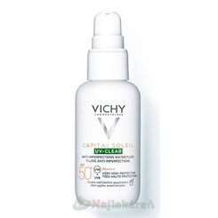VICHY Capital Soleil UV-Clear SPF50+ ochranný fluid 40 ml