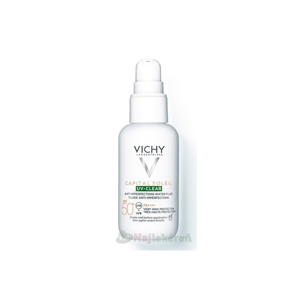 VICHY Capital Soleil UV-Clear SPF50+ ochranný fluid 40 ml