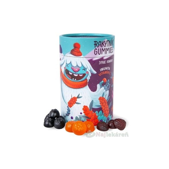 HIMALYO Rakytník Gummies Imunita 2×30 želé bonbonů