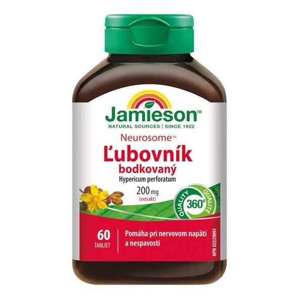 Jamieson třezalka tečkovaná 200 mg 60 tablet