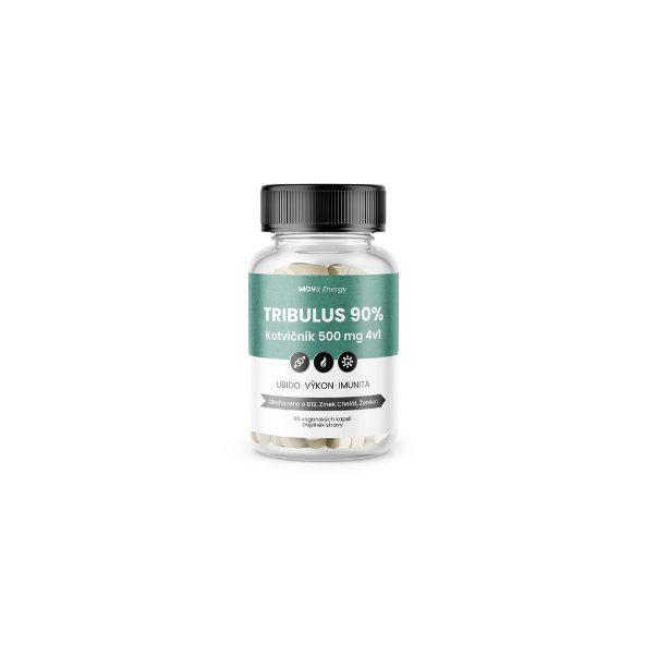 MOVit Energy TRIBULUS 90 % Kotvičník 500 mg 4v1 90 kapslí