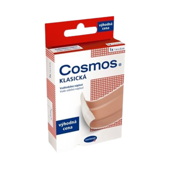 Cosmos Klasická voděodolná náplast hnědá 1 m × 6 cm