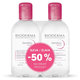 BIODERMA Sensibio H2O micelární voda 250 + 250 ml