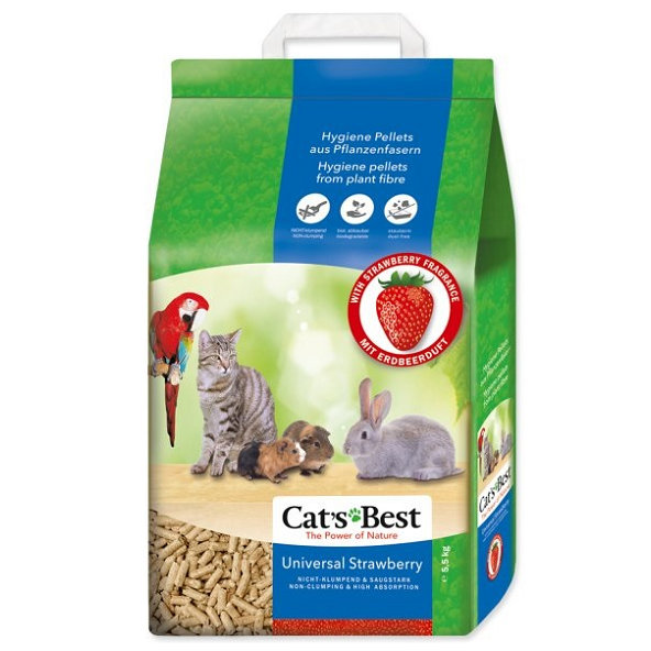 Cats Best Universal Strawberry podestýlka 5,5 kg / 10 l