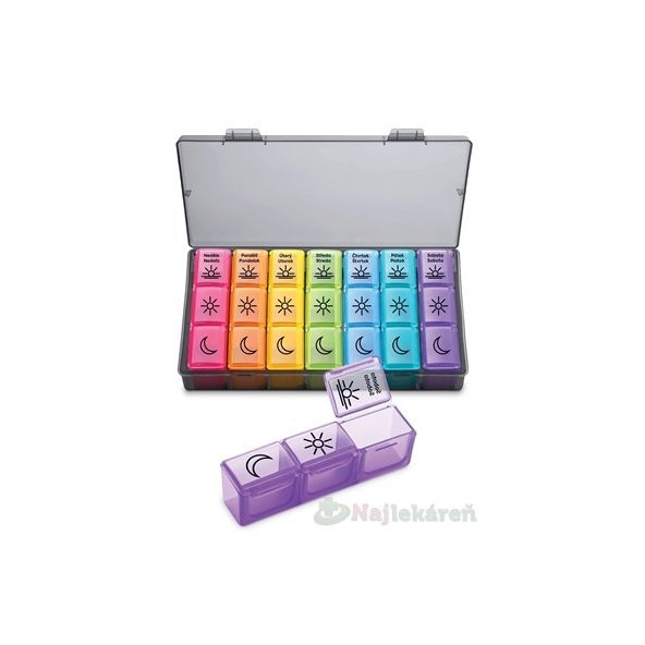 SimplyMED týdenní dávkovač léků