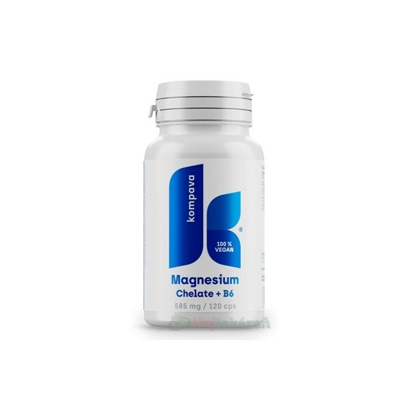 kompava Magnesium chelát + B6 120 kapslí