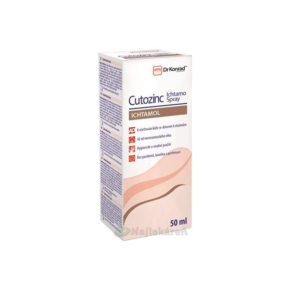 Dr. Konrad Cutozinc Ichtamo sprej proti ekzémům 50 ml