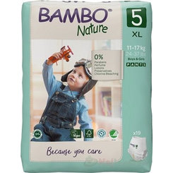 Bambo Pants plenkové kalhotky navlékací 5 (12-18 kg) 19 ks