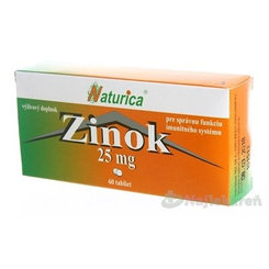 Naturica Zinok 25 mg 60 tablet
