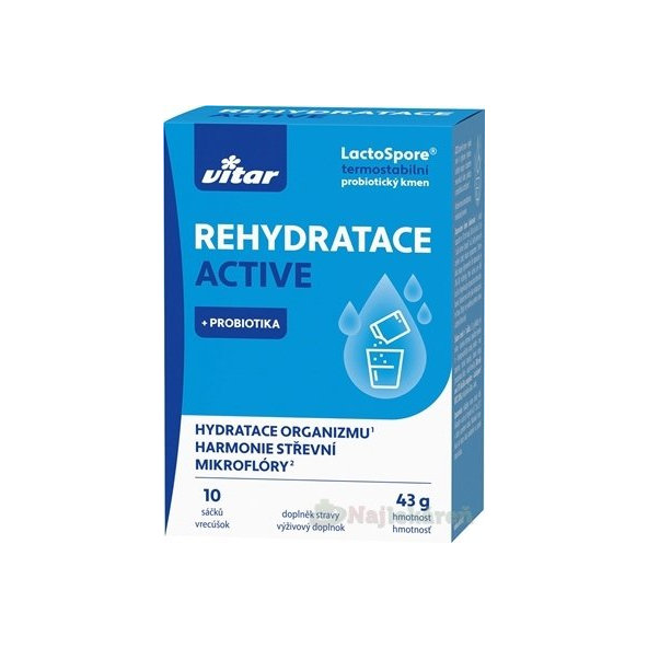 Vitar Rehydratace Active + probiotika 10 sáčků