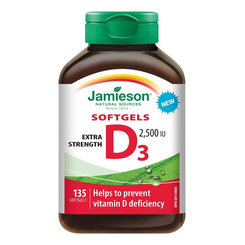 Jamieson Vitamin D3 2500 IU 135 tablet