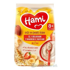 Hami mléčná kaše na dobré ráno 7 obilovin banán jahoda 8 m+ 210 g