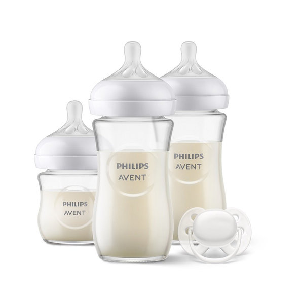 Philips AVENT Natural Response novorozenecká sada skleněná SCD878/11