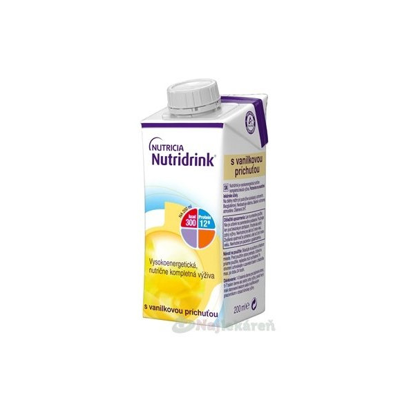 Nutridrink vanilka 24x200 ml