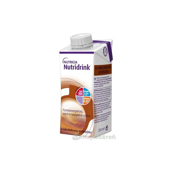 Nutridrink čokoláda 24x200 ml
