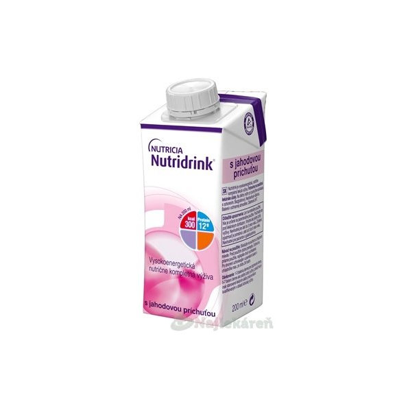 Nutridrink jahoda 24x200 ml