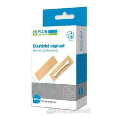 Plus Lekáreň Náplast elastická jemná 19 × 64 mm 10 ks