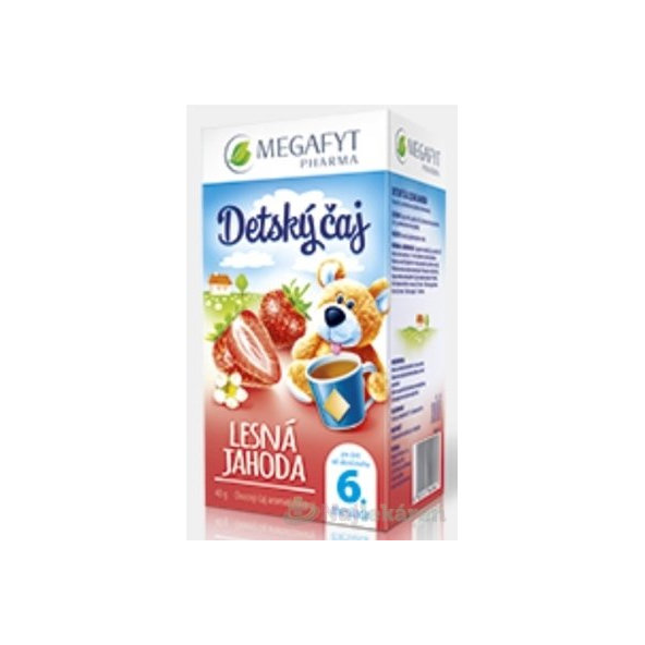 MEGAFYT Dětský čaj Lesní jahoda 20 sáčků