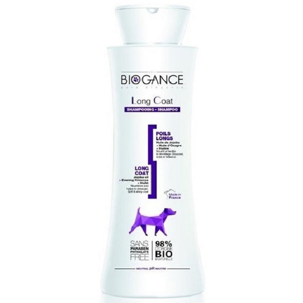 Biogance Long Coat šampon pro dlouhosrsté psy 250 m