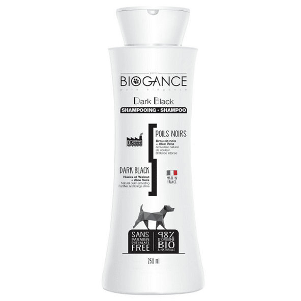 Biogance Dark Black šampon pro psy a kočky na tmavou a černou srst 250 ml