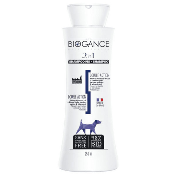 Biogance 2in1 šampon a kondicionér pro psy 250 ml