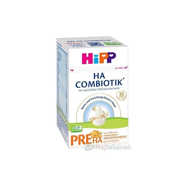 HiPP HA 1 Combiotik PRE počáteční kojenecká výživa 600 g