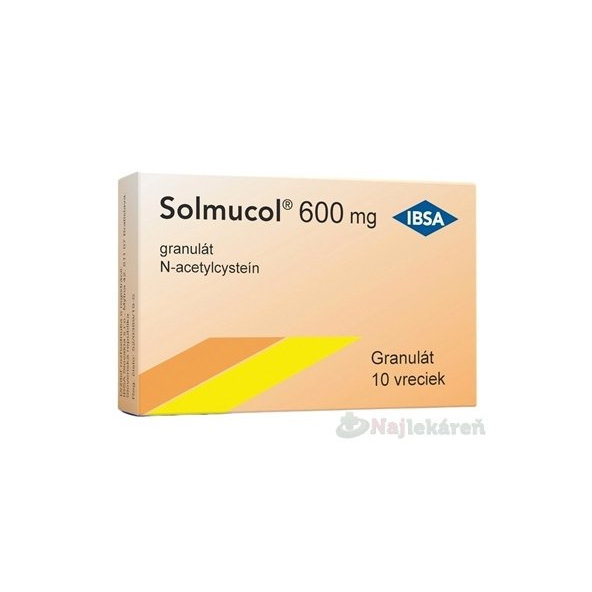 Solmucol 600 mg 10 sáčků