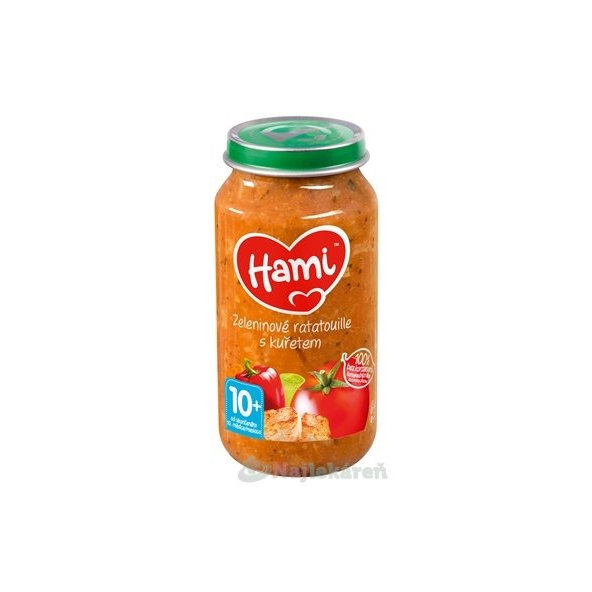 Hami příkrm Zeleninové ratatouille s kuřetem 10 m+ 250 g