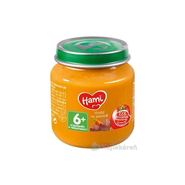 Hami příkrm Hovězí na zelenině 6 m+ 125 g