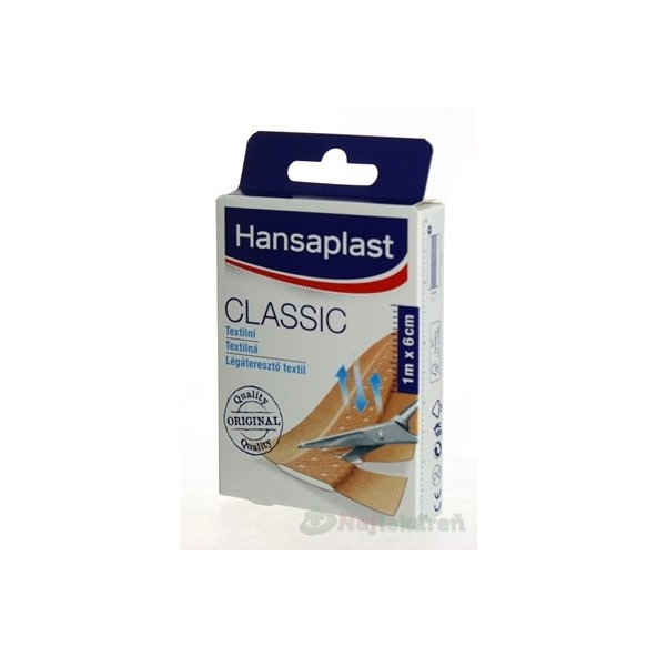 Hansaplast Classic textilní náplast 6 cm×1 m