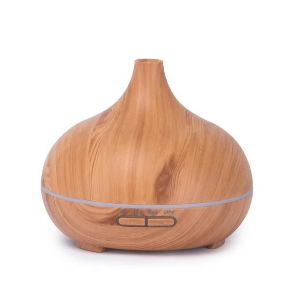 Aroma difuzér pro esenciální oleje dřevěný Bioruža 300ml