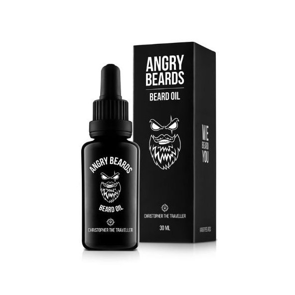 Angry Beards Christopher Traveller olej na vousy 30 ml
