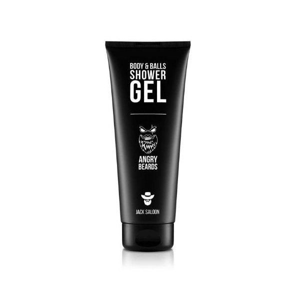 Angry Beards Jack Saloon Sprchový gel na tělo a varlata 230 ml