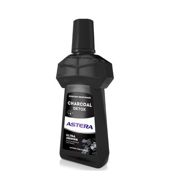 Aroma Astera ústní voda s uhlím proti zubnímu kazu 300 ml