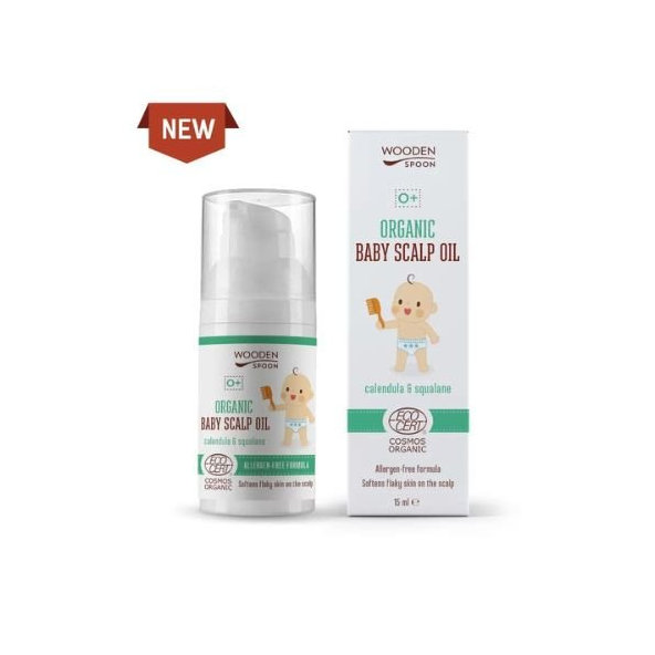Wooden Spoon organický olej na pokožku hlavy 15 ml