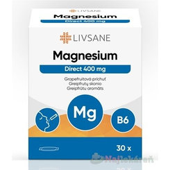 LIVSANE Magnesium Direct 400 mg grapefruit 30 sáčků