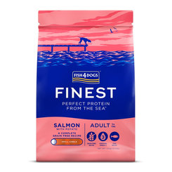 Fish4Dogs Finest Adult granule losos s bramborami 1+ 1,5 kg