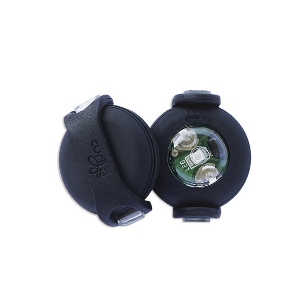 Curli Luumi LED bezpečnostní světlo na obojek black