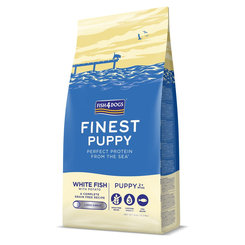 Fish4Dogs Finest Puppy granule velké bílá ryba s bramborami 2 m+ 6 kg