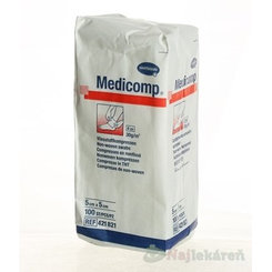 Medicomp kompres nesterilní 5x5 cm 100 ks