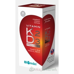 Biomin Vitamin K2 + D3 Protect 60 kapslí