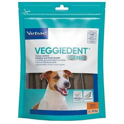 C.E.T. Veggiedent Fresh S žvýkací plátky pro psy do 10 kg 15 ks