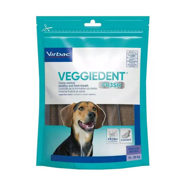 CET Veggiedent Fresh M enzymatické žvýkací plátky pro psy 15 ks